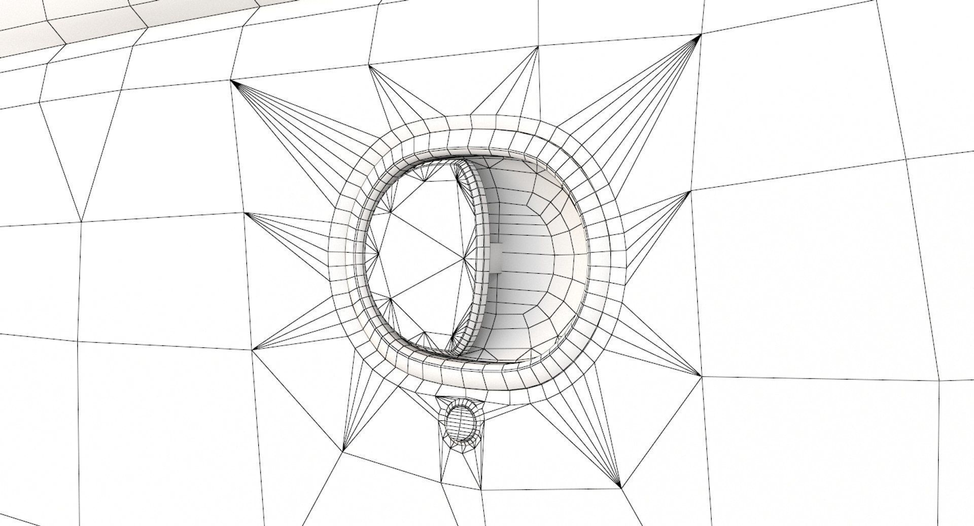 Jesolo Dark Gray Reclining Sofa Low-poly 3D model_8