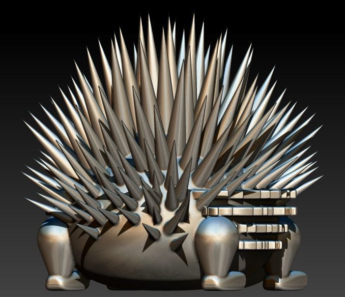 Porcupine Pendant Necklace Charm Bracelet Jewelry 3D print model_19