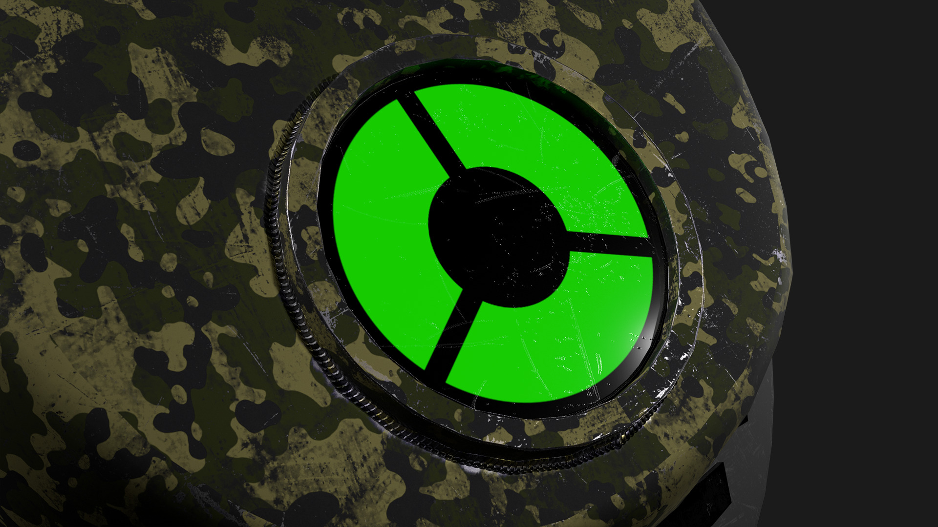 Sci-Fi Water Bottle- PBR Game Ready model Low-poly 3D model_11