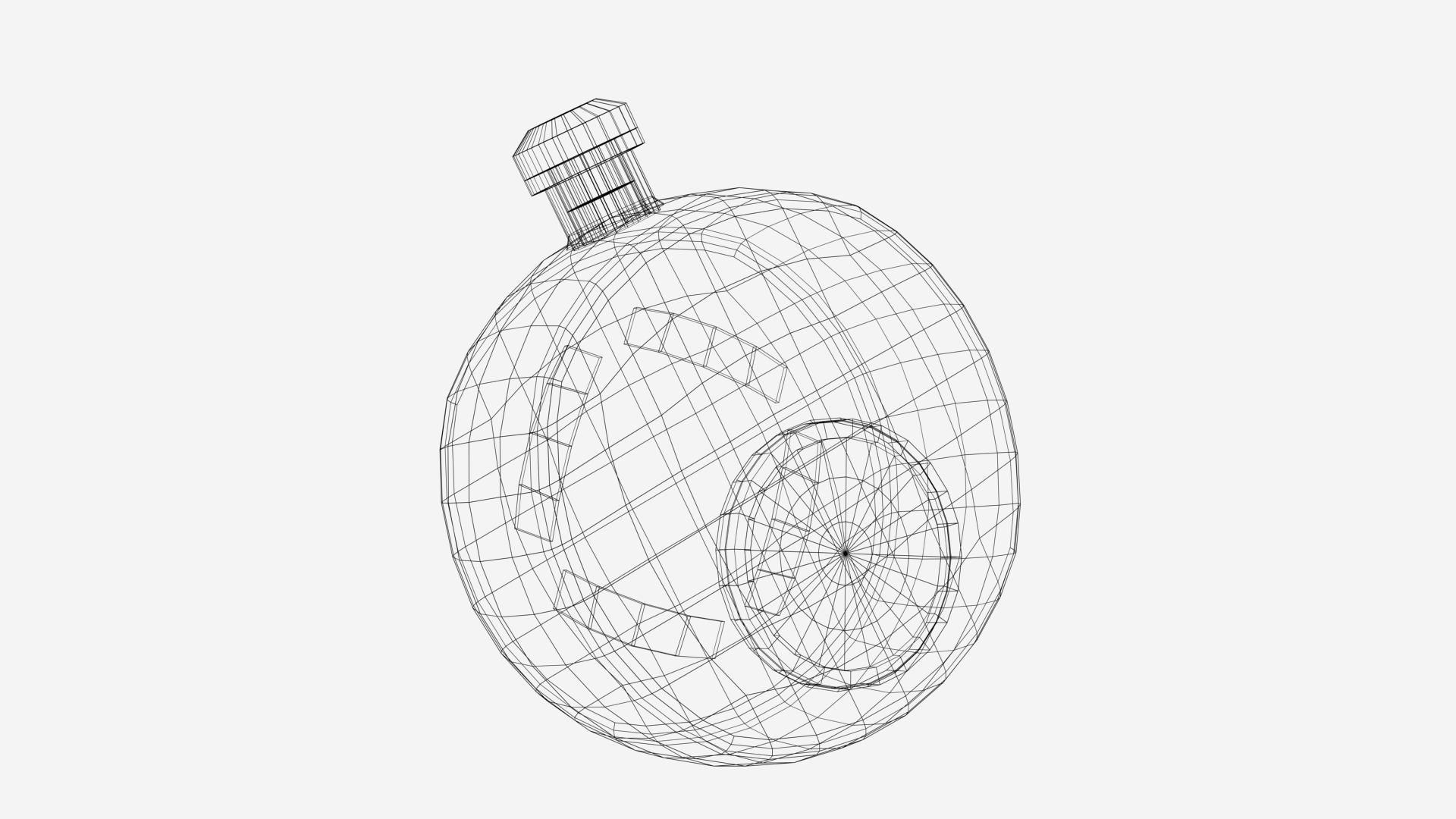 Sci-Fi Water Bottle- PBR Game Ready model Low-poly 3D model_15