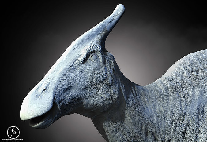 Saurolophus  The Crest-Bearing Wanderer 3D print model