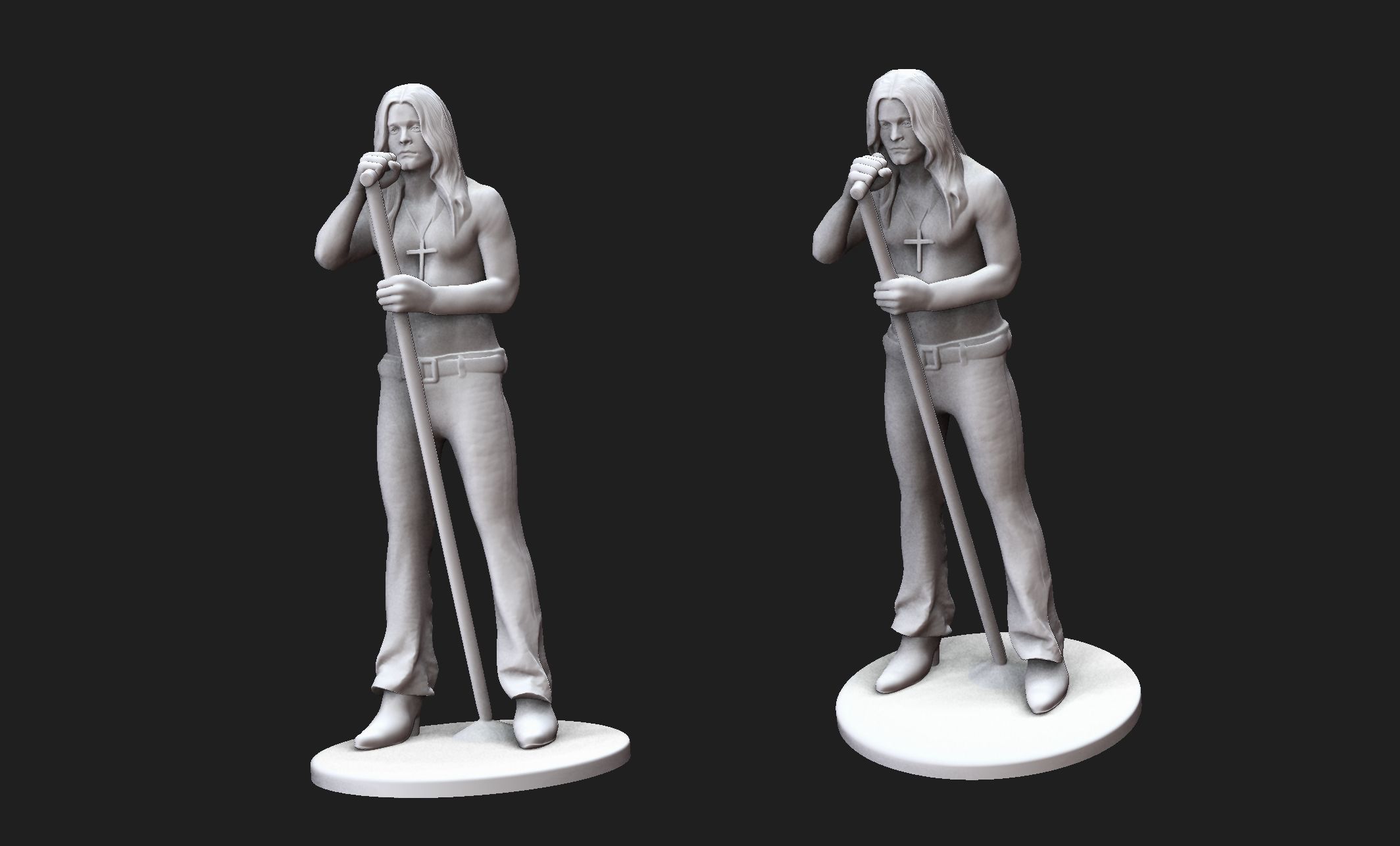 young Ozzy 3D print model_3