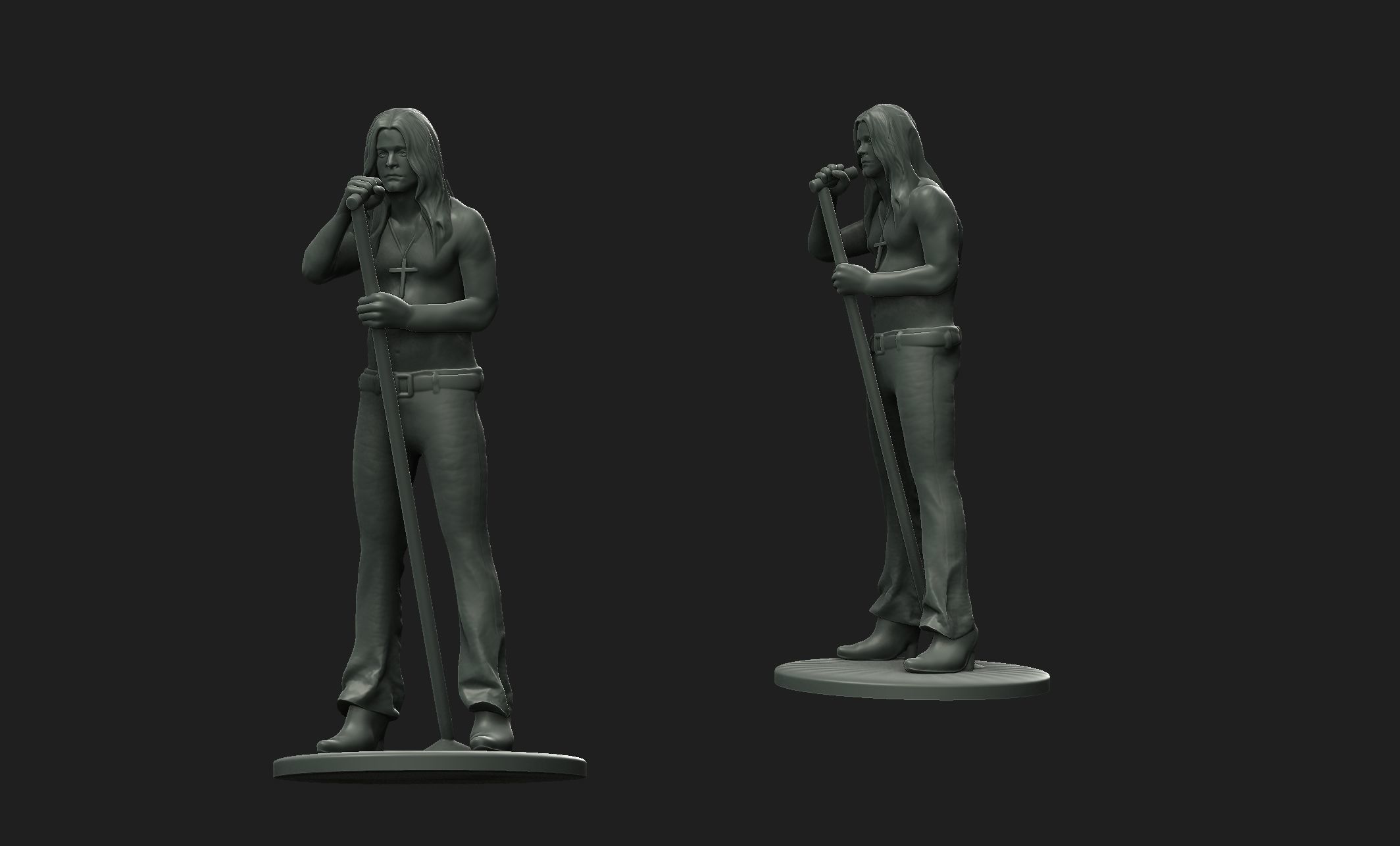 young Ozzy 3D print model_4