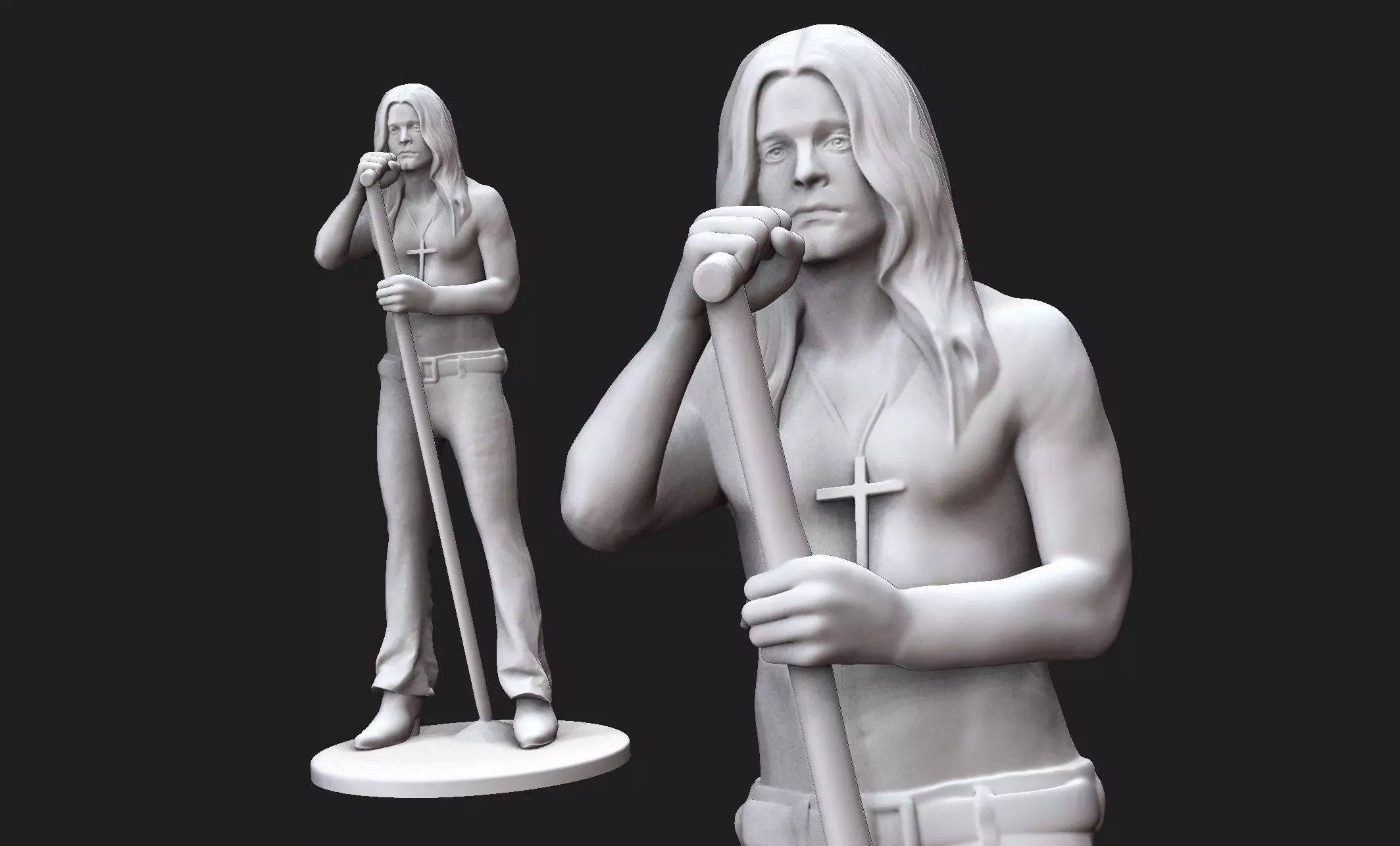 young Ozzy 3D print model_0