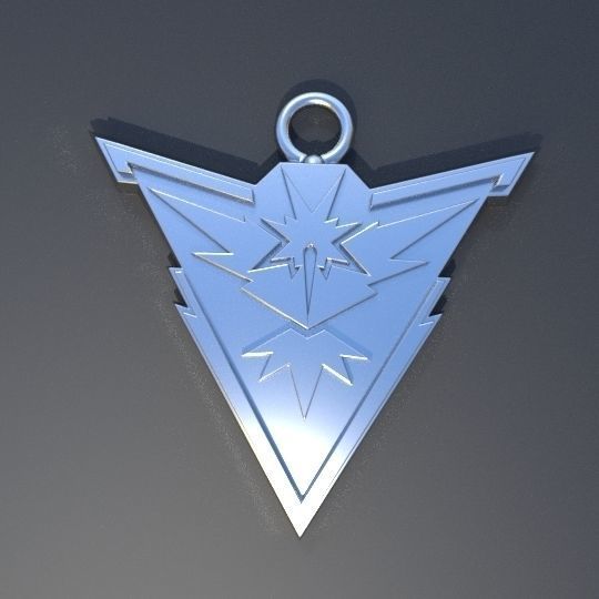 Team Instinct - Alternate hi res pendant 3D print model_2