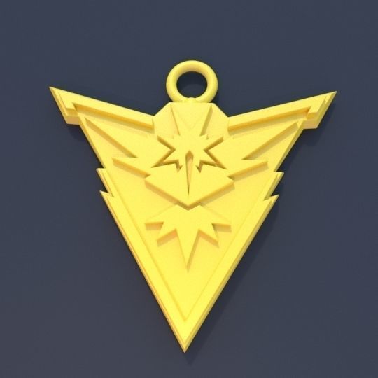 Team Instinct - Alternate hi res pendant 3D print model_1