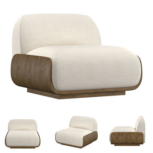 Osmen Lounge Chair 3D model