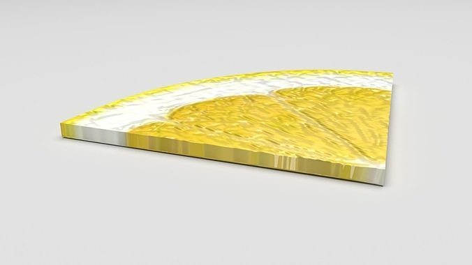 Sliced Lemon 3D model