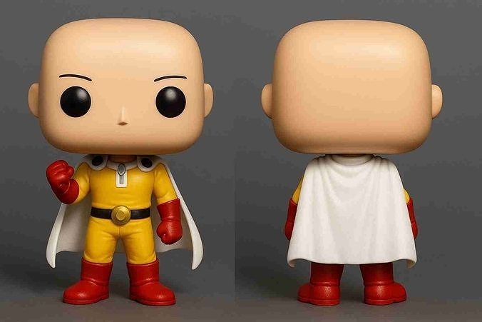 Funko One Punch Man - Saitama 3D print model