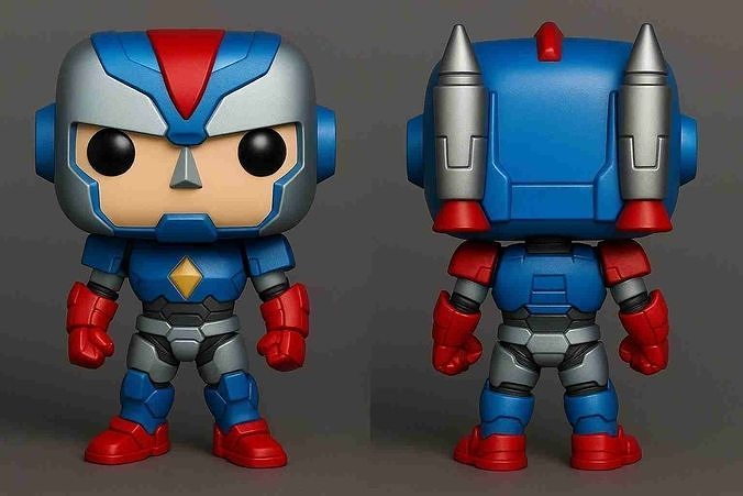 Funko One Punch Man - Metal Knight 3D print model