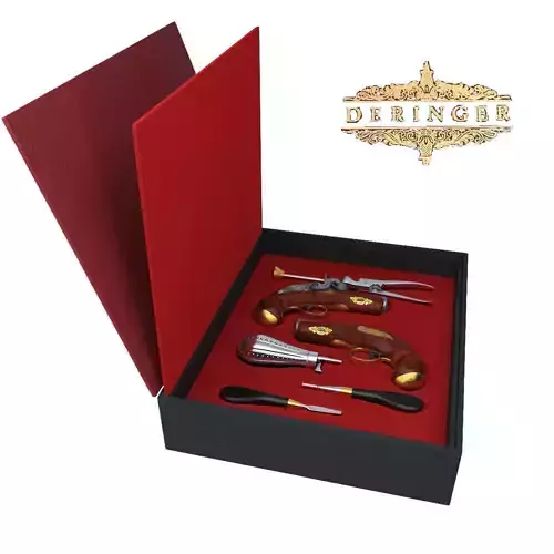 Weapon set of Philadelphia Deringer 3D model