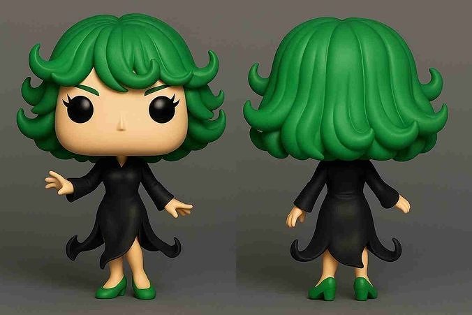 Funko One Punch Man - Tatsumaki 3D print model