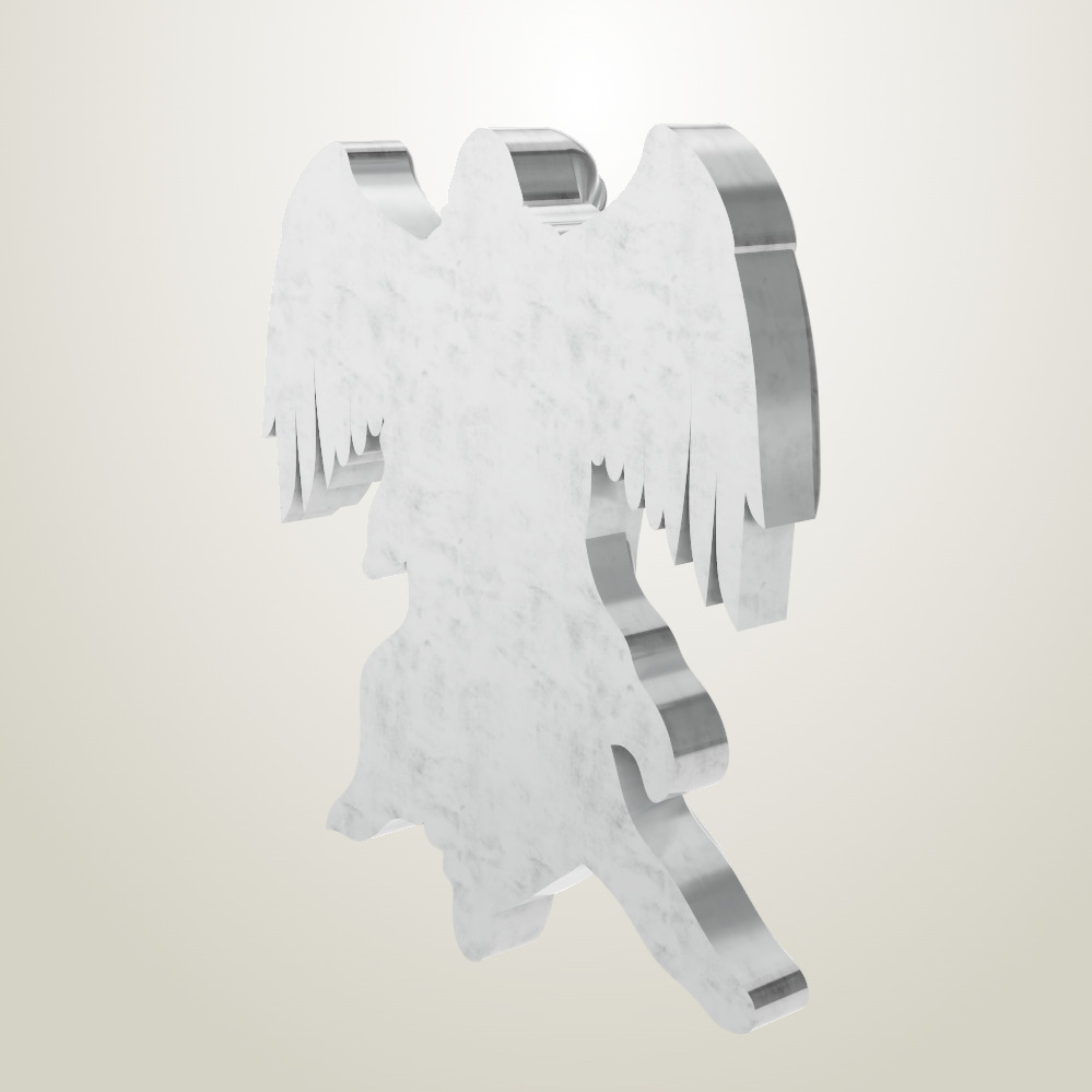 Grim Reaper and his angels Angel Protector  3D print model_4