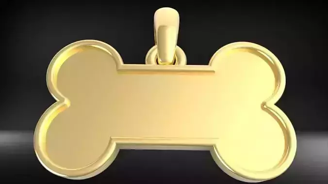 Collar Pet ID Tag 3D print model