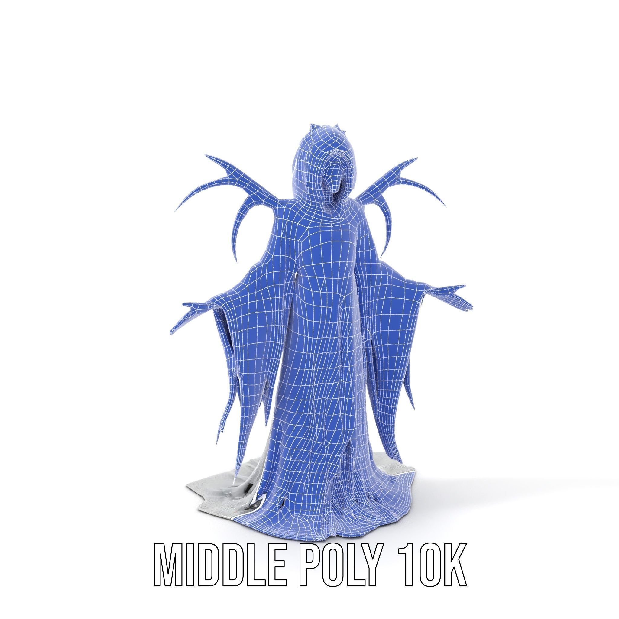 Wraith Specter Rigged and Animated D Model Low-poly 3D model_21