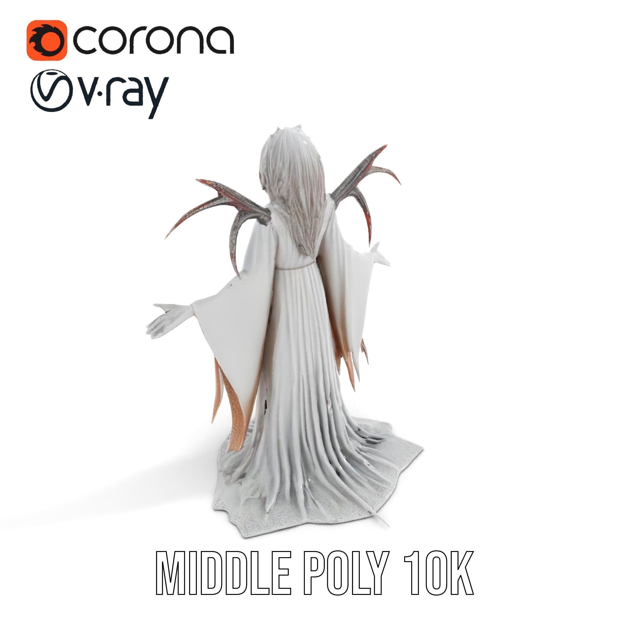 Wraith Specter Rigged and Animated D Model Low-poly 3D model_13