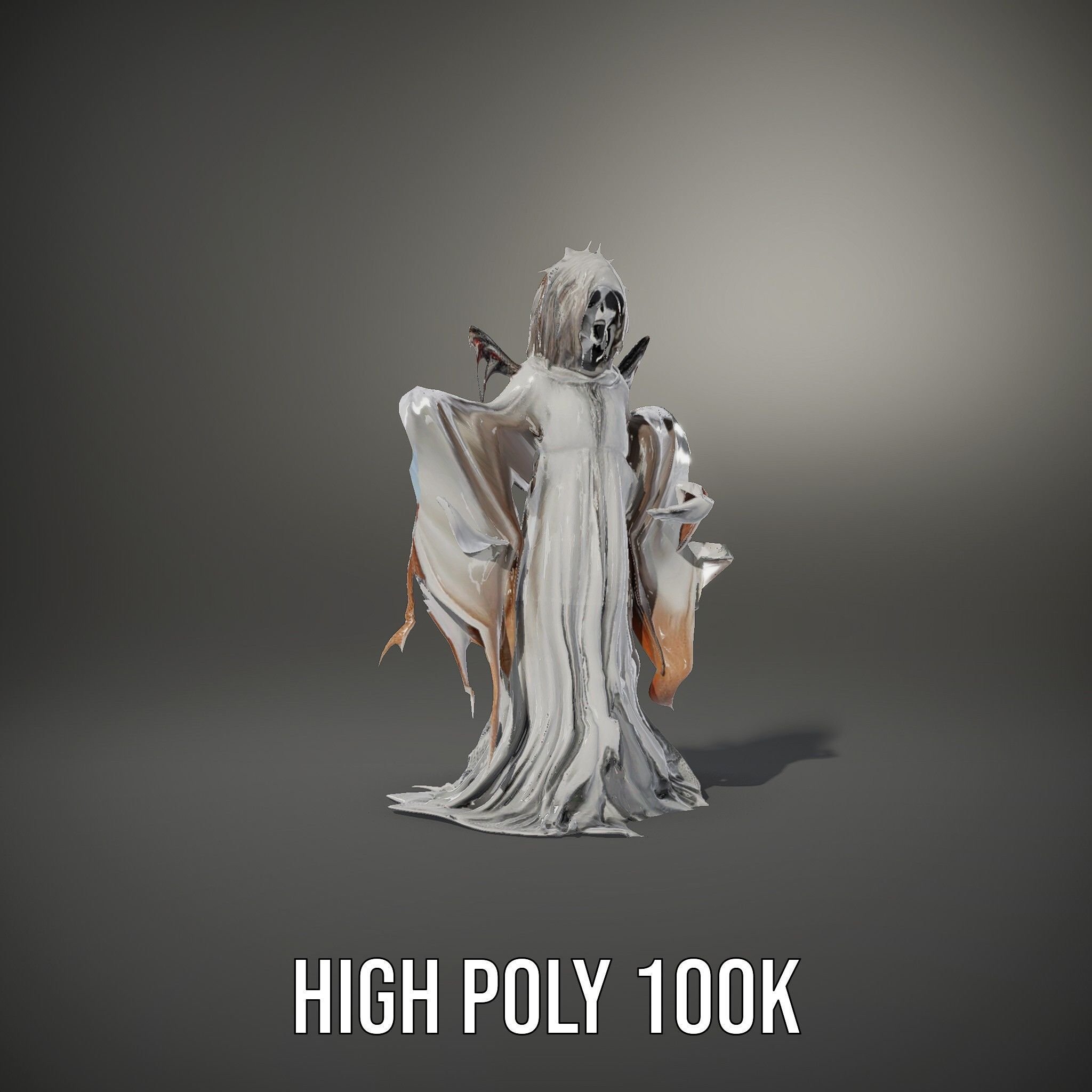 Wraith Specter Rigged and Animated D Model Low-poly 3D model_26