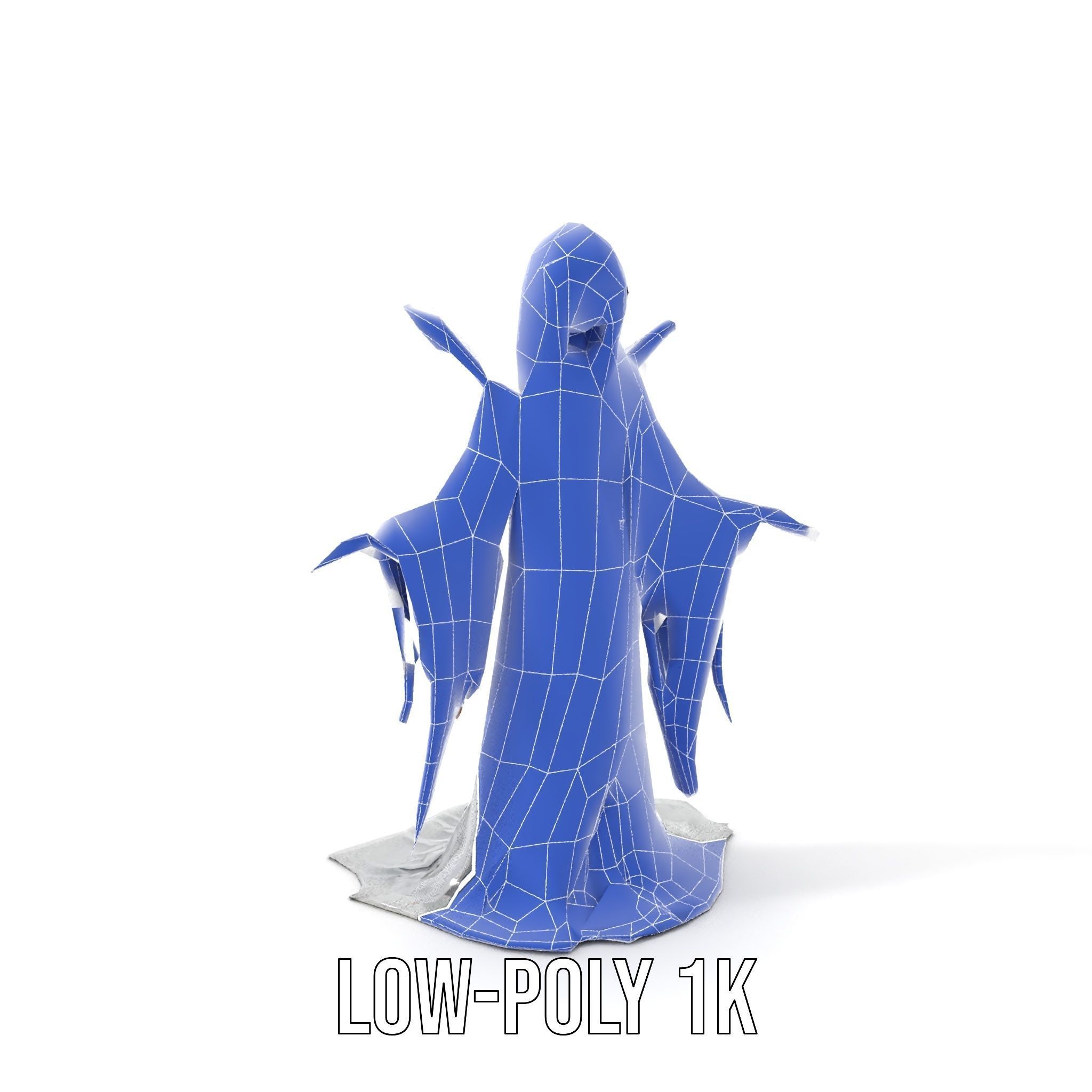 Wraith Specter Rigged and Animated D Model Low-poly 3D model_11