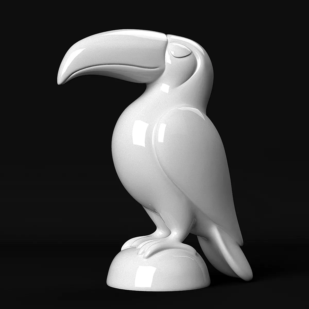 Toucan 3D print model_0