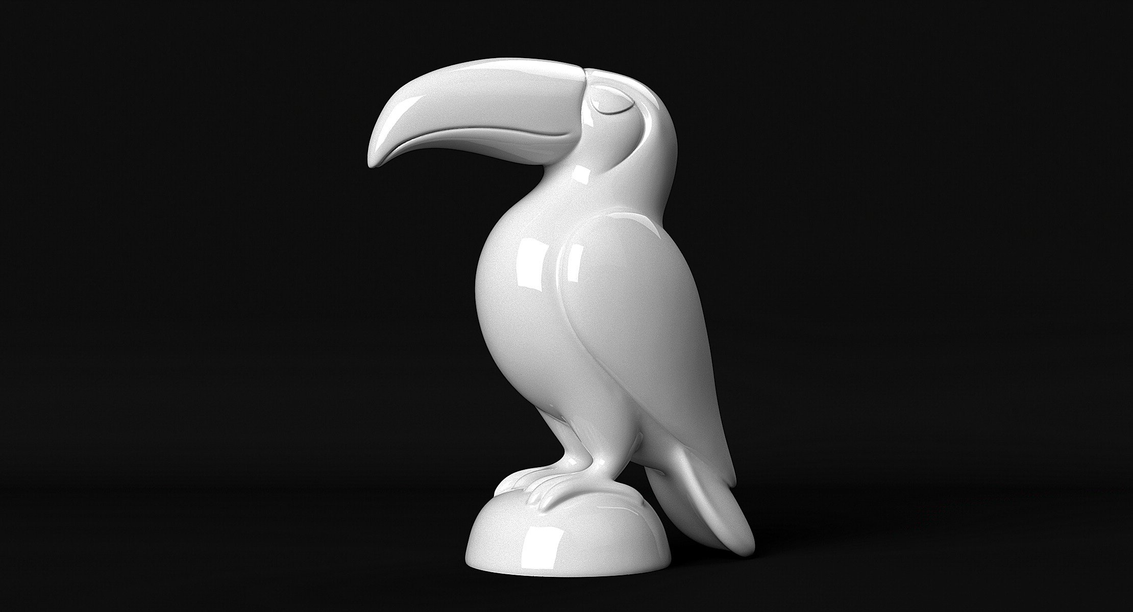 Toucan 3D print model_1