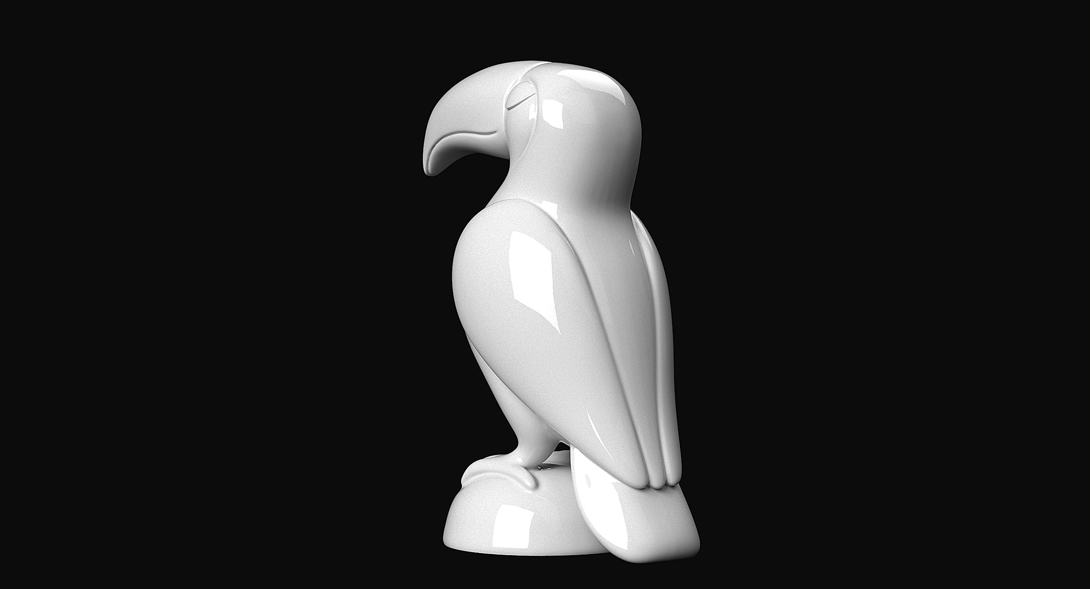 Toucan 3D print model_3