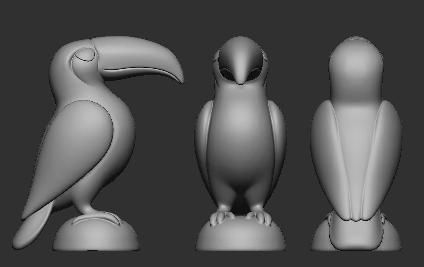 Toucan 3D print model_16