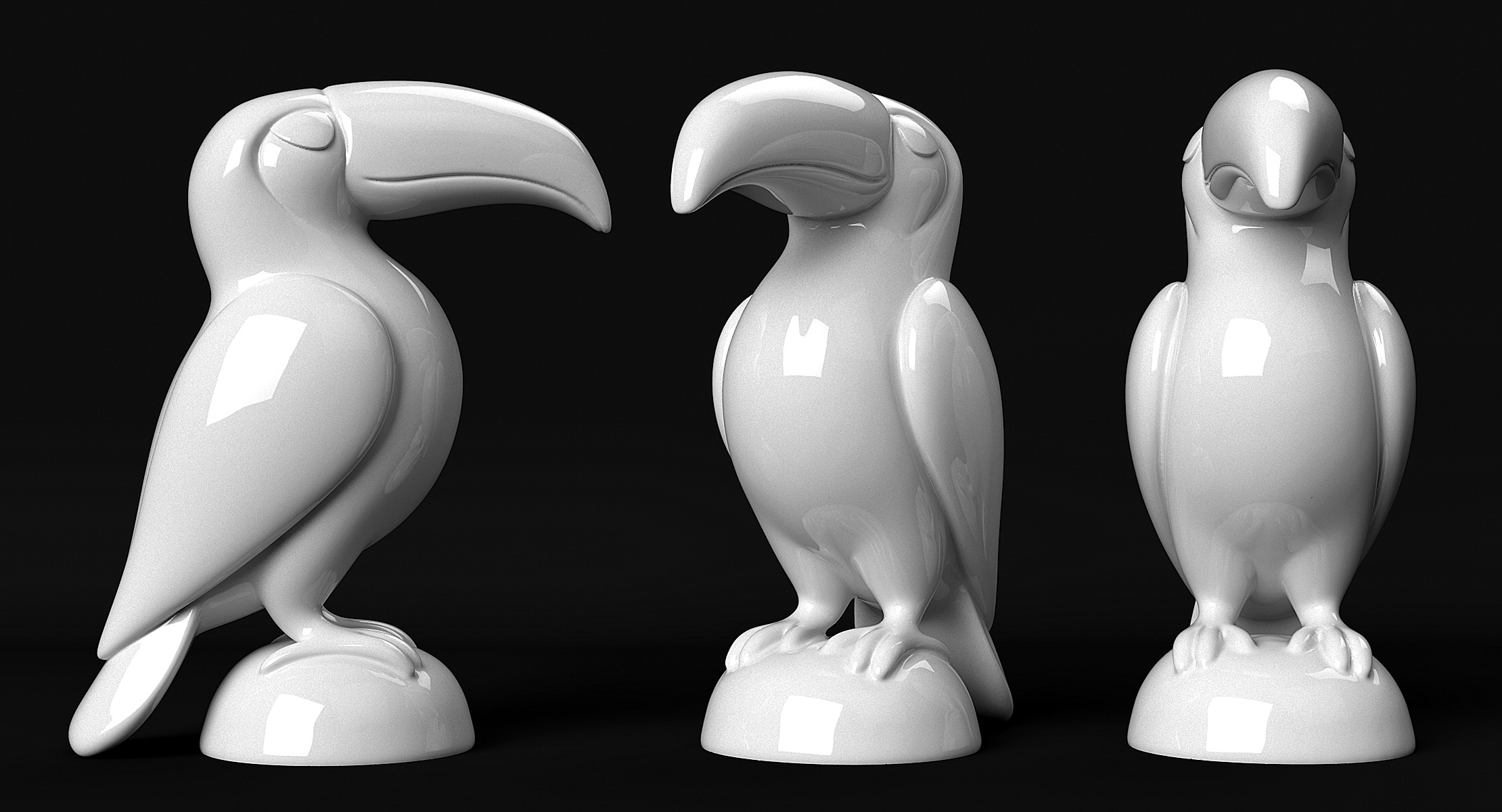 Toucan 3D print model_9