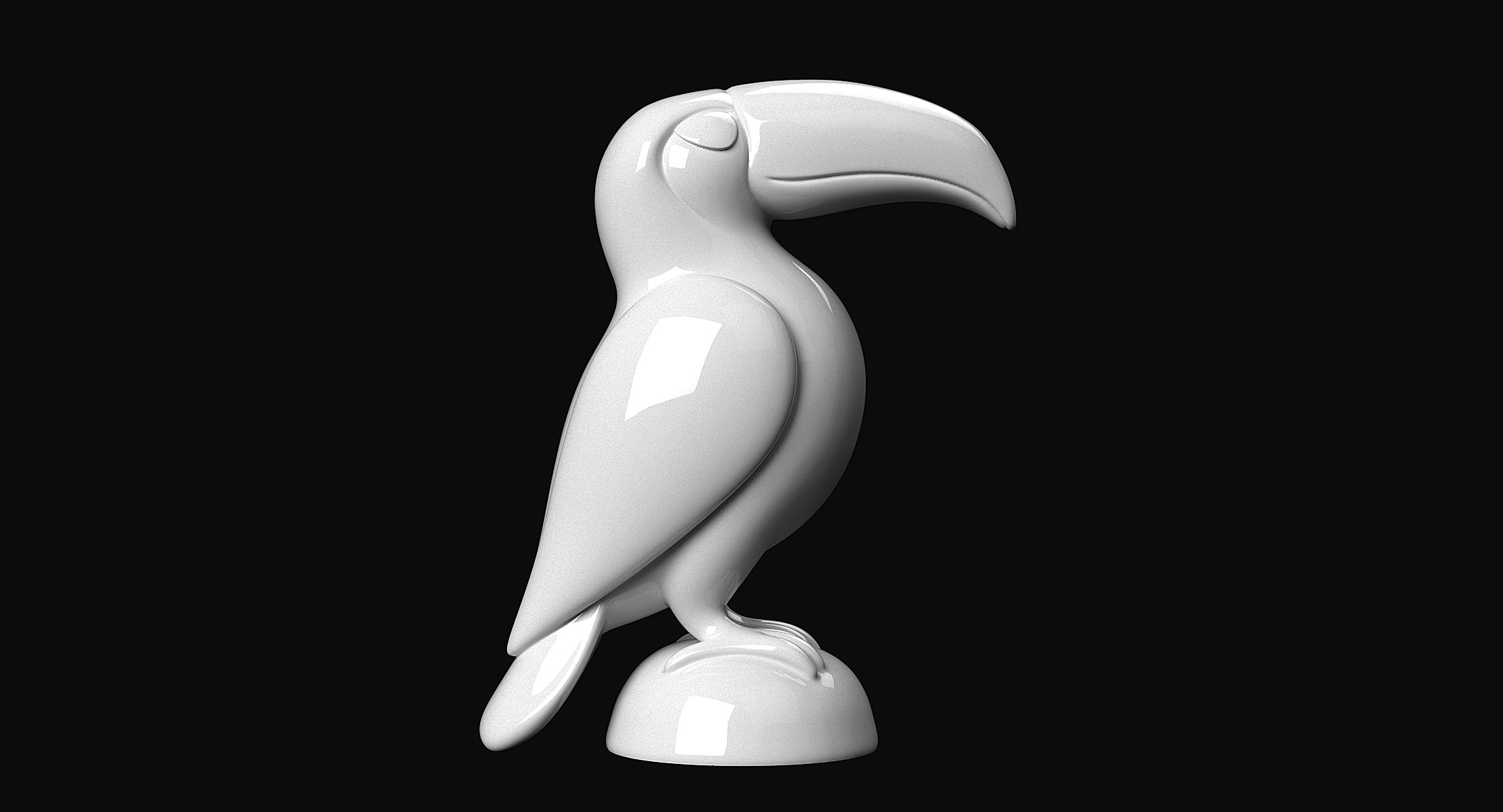 Toucan 3D print model_5