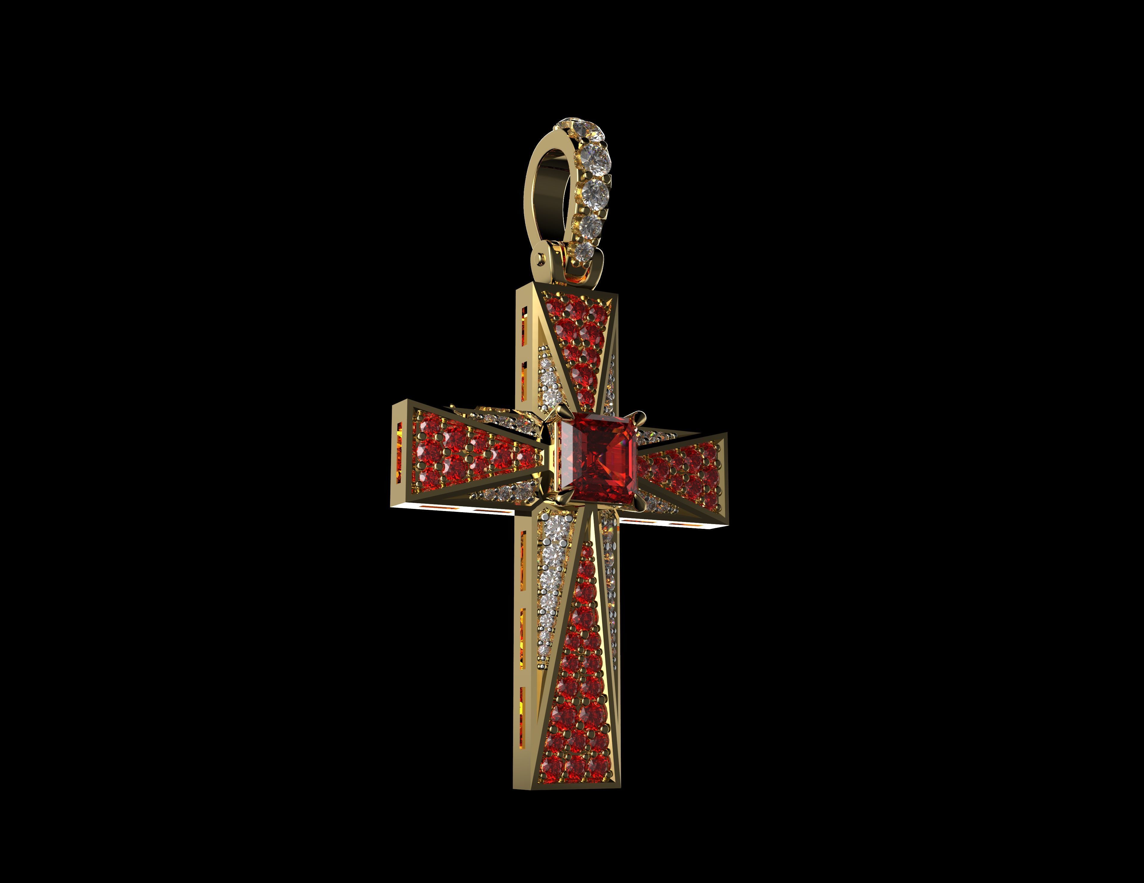 Gold N1424 3D print model_8