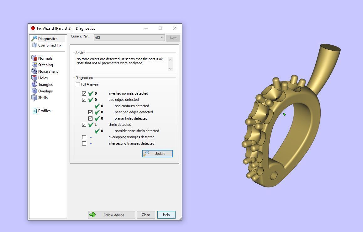 Gold N1424 3D print model_17