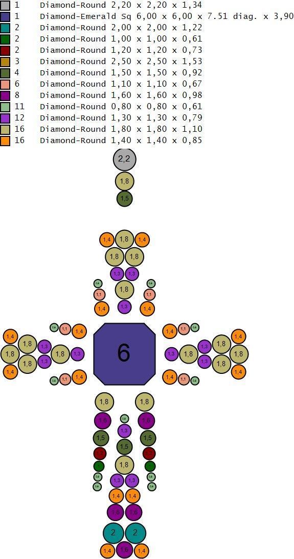 Gold N1424 3D print model_13