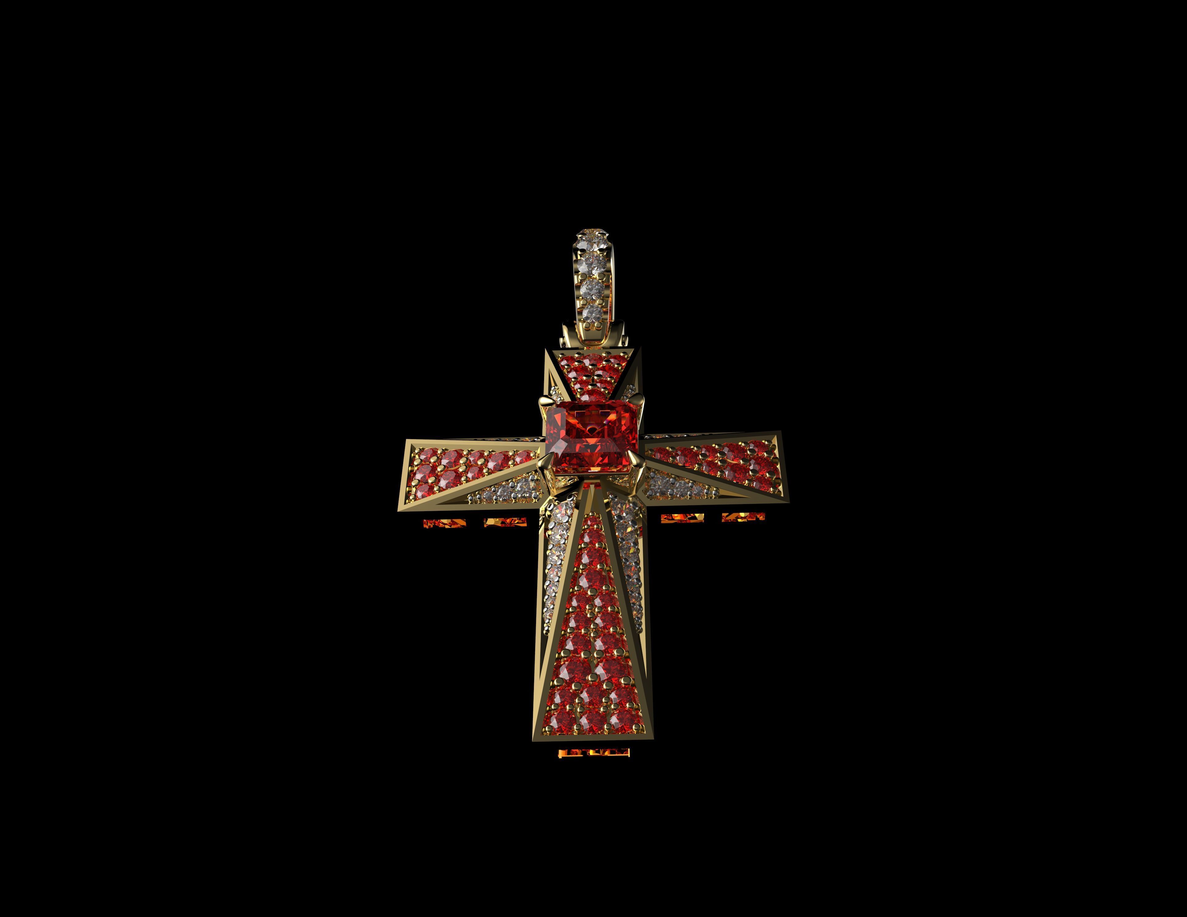 Gold N1424 3D print model_9