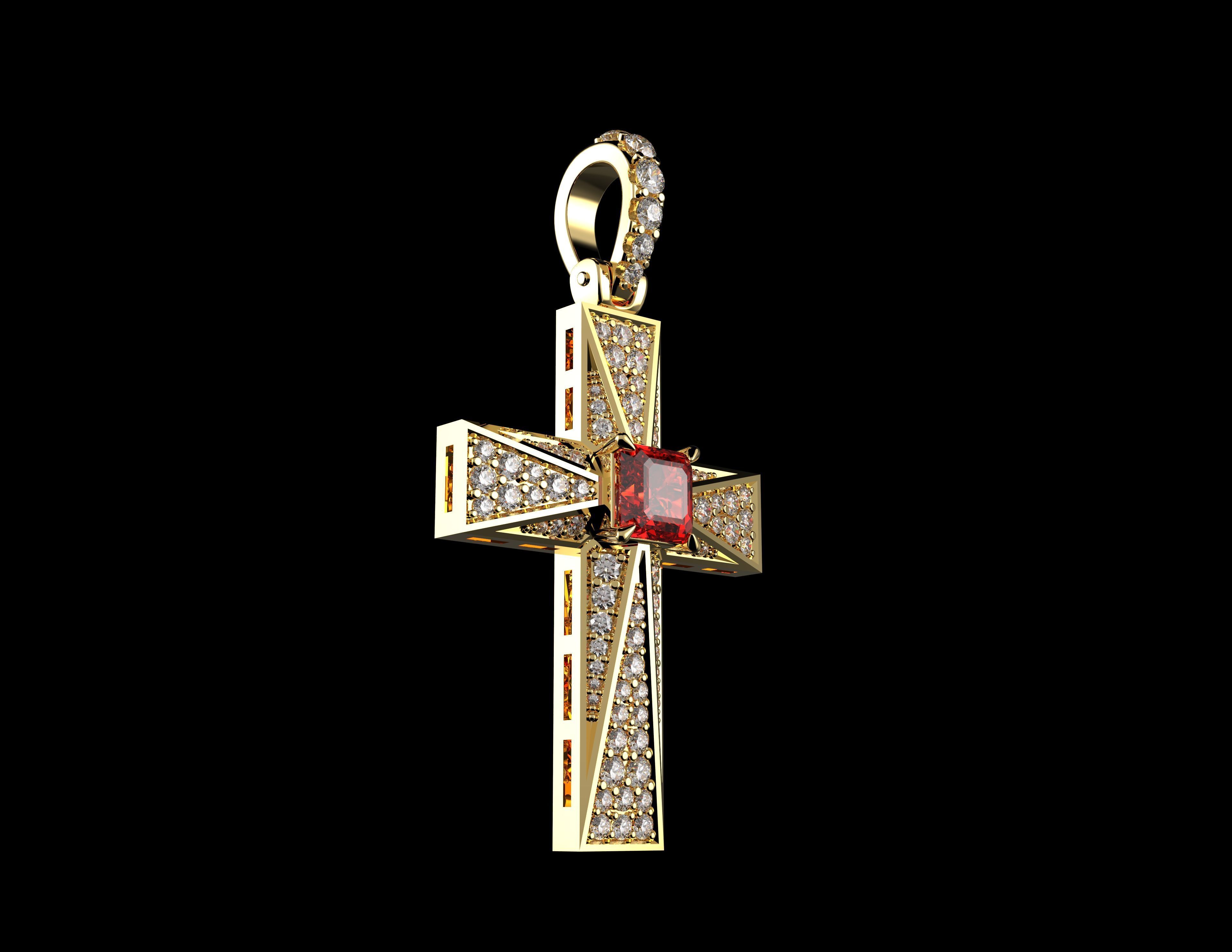 Gold N1424 3D print model_2