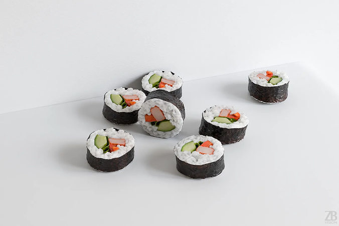 Sushi 3D model