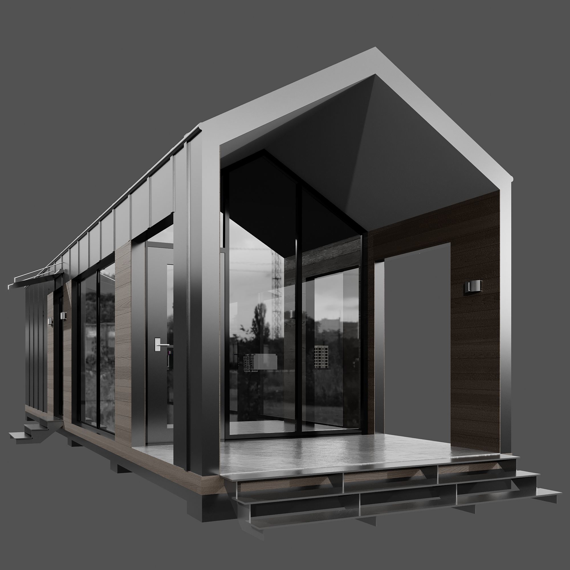 MODERN HOUSE NO30 A 3D model_3