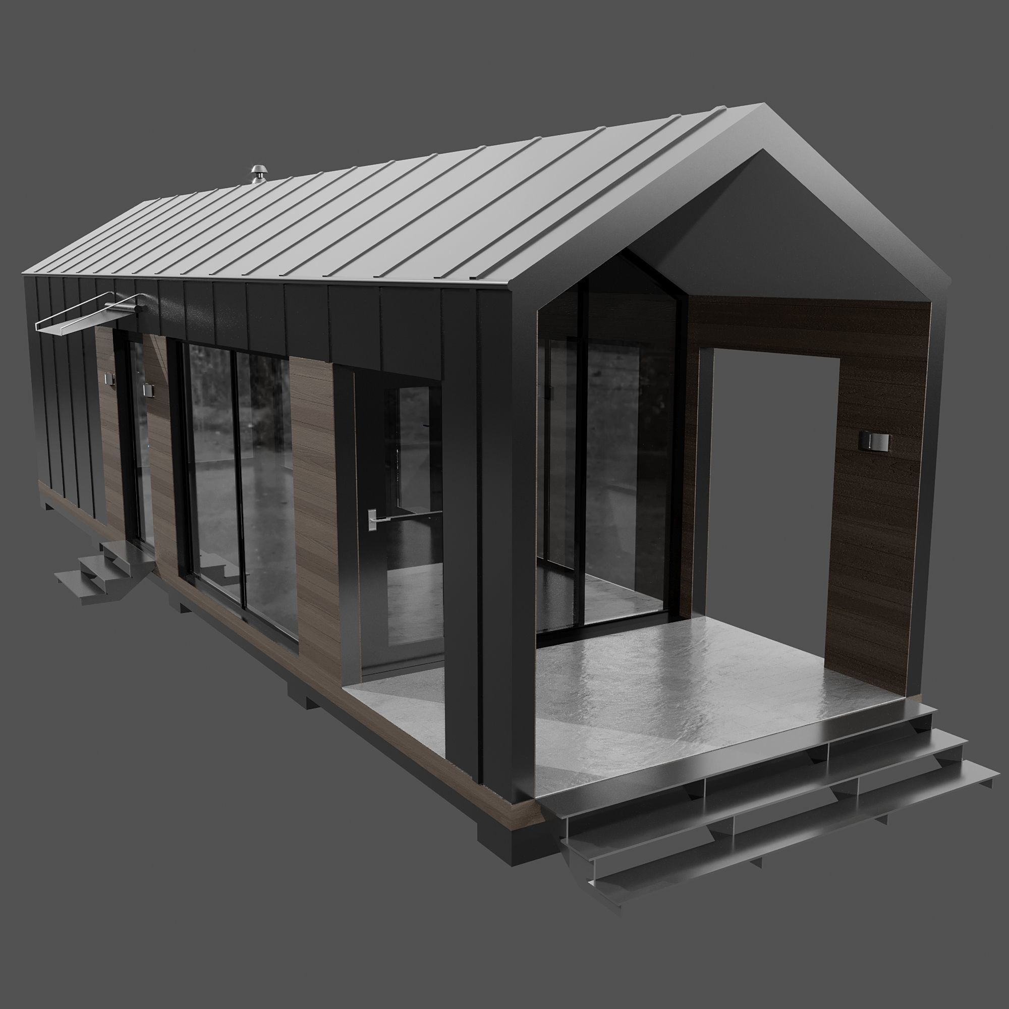 MODERN HOUSE NO30 A 3D model_2