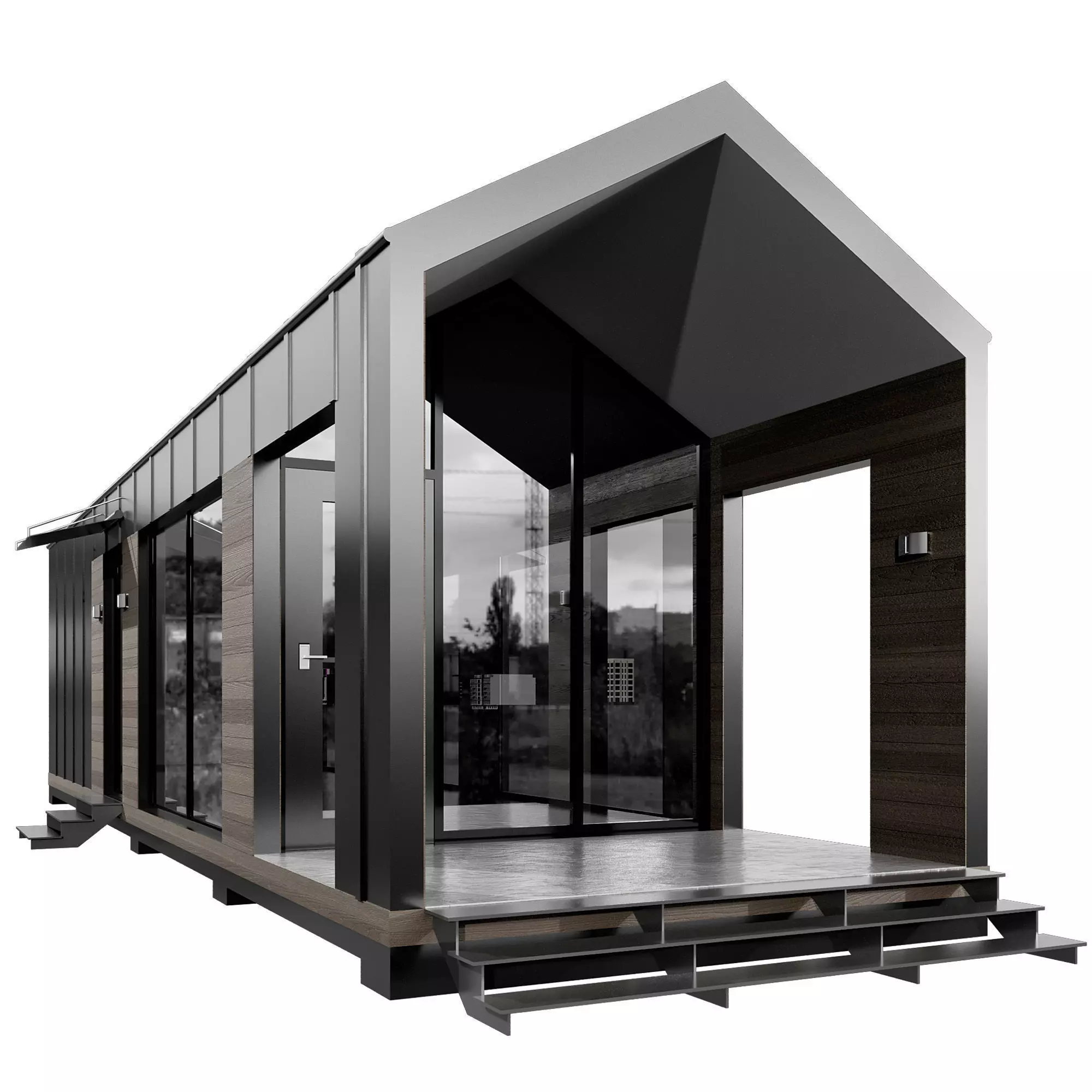 MODERN HOUSE NO30 A 3D model_0