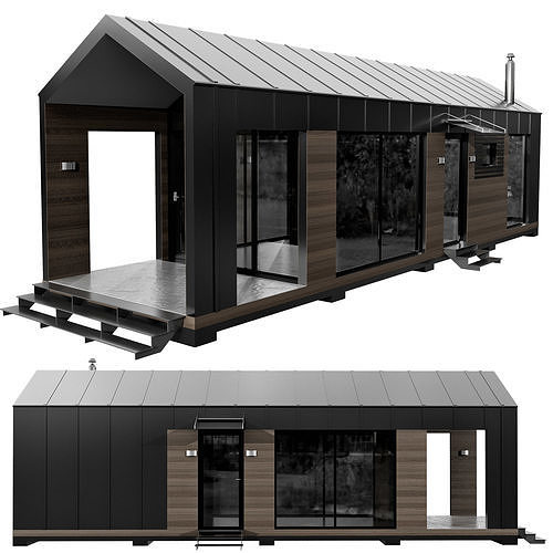 MODERN HOUSE NO30 A 3D model 2