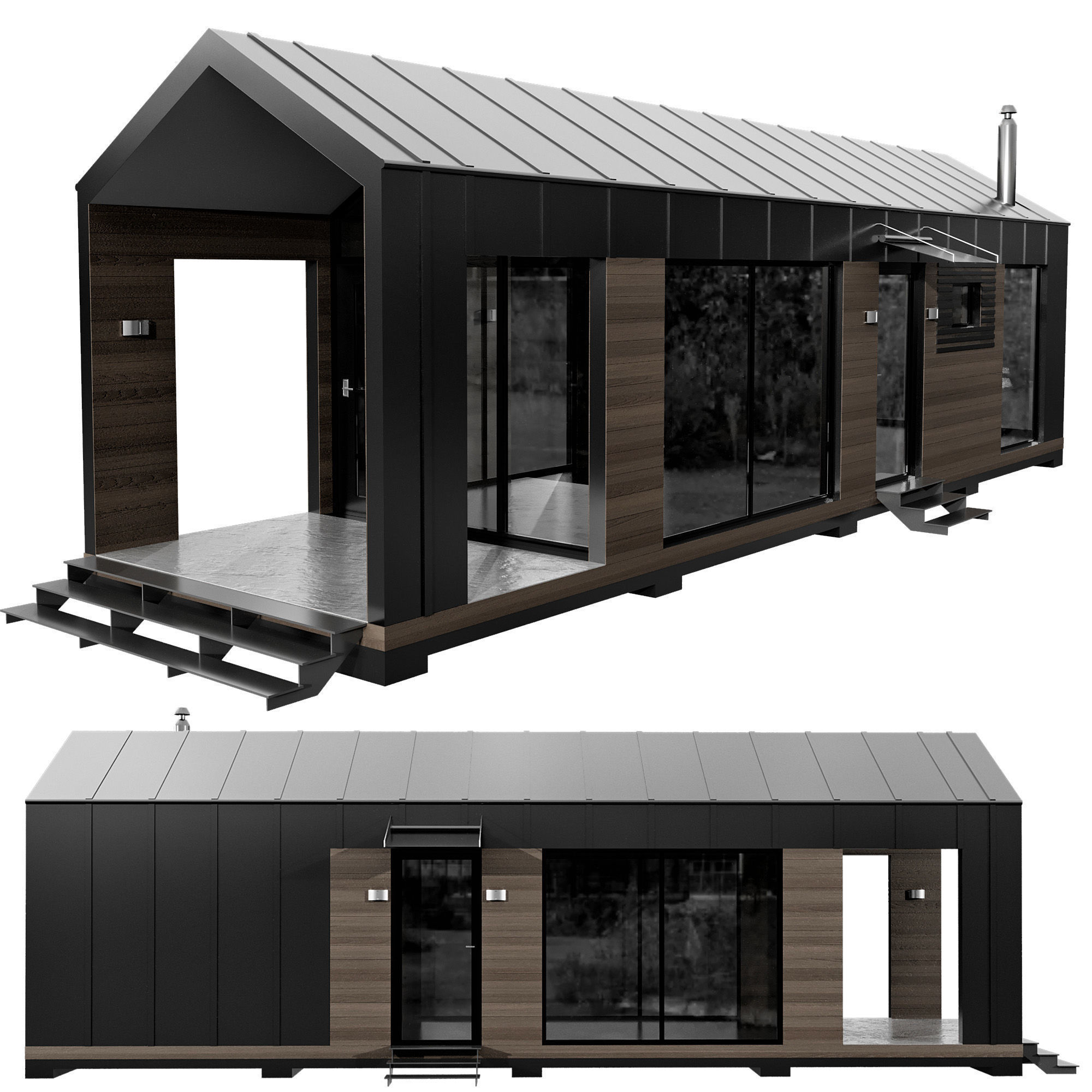 MODERN HOUSE NO30 A 3D model_1