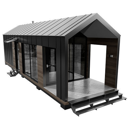 MODERN HOUSE NO30 A 3D model 7