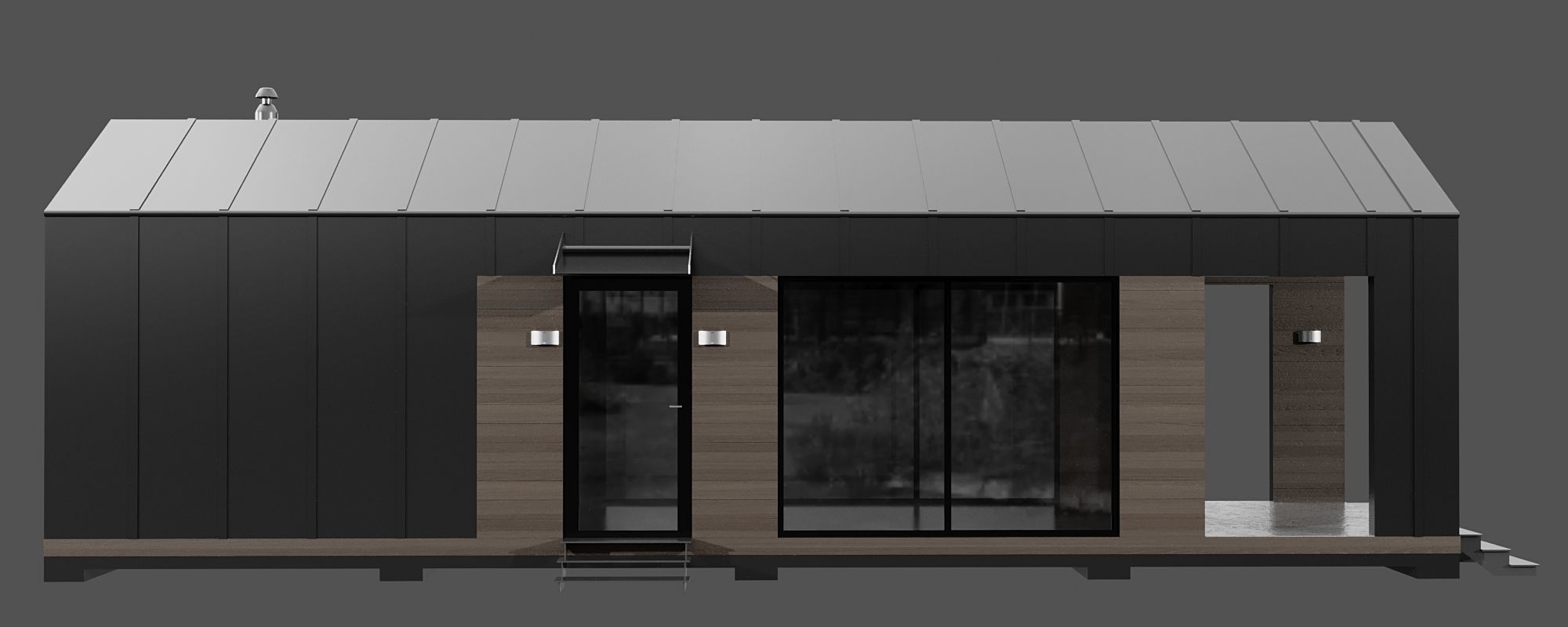 MODERN HOUSE NO30 A 3D model_4