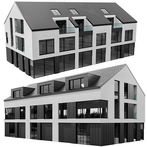MODERN HOUSE NO29 A 3D model 7