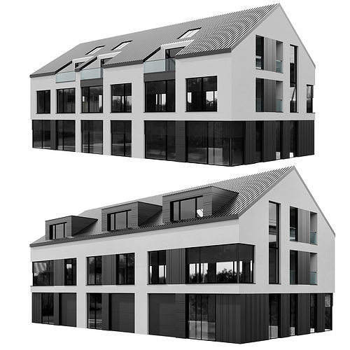MODERN HOUSE NO29 A 3D model 2