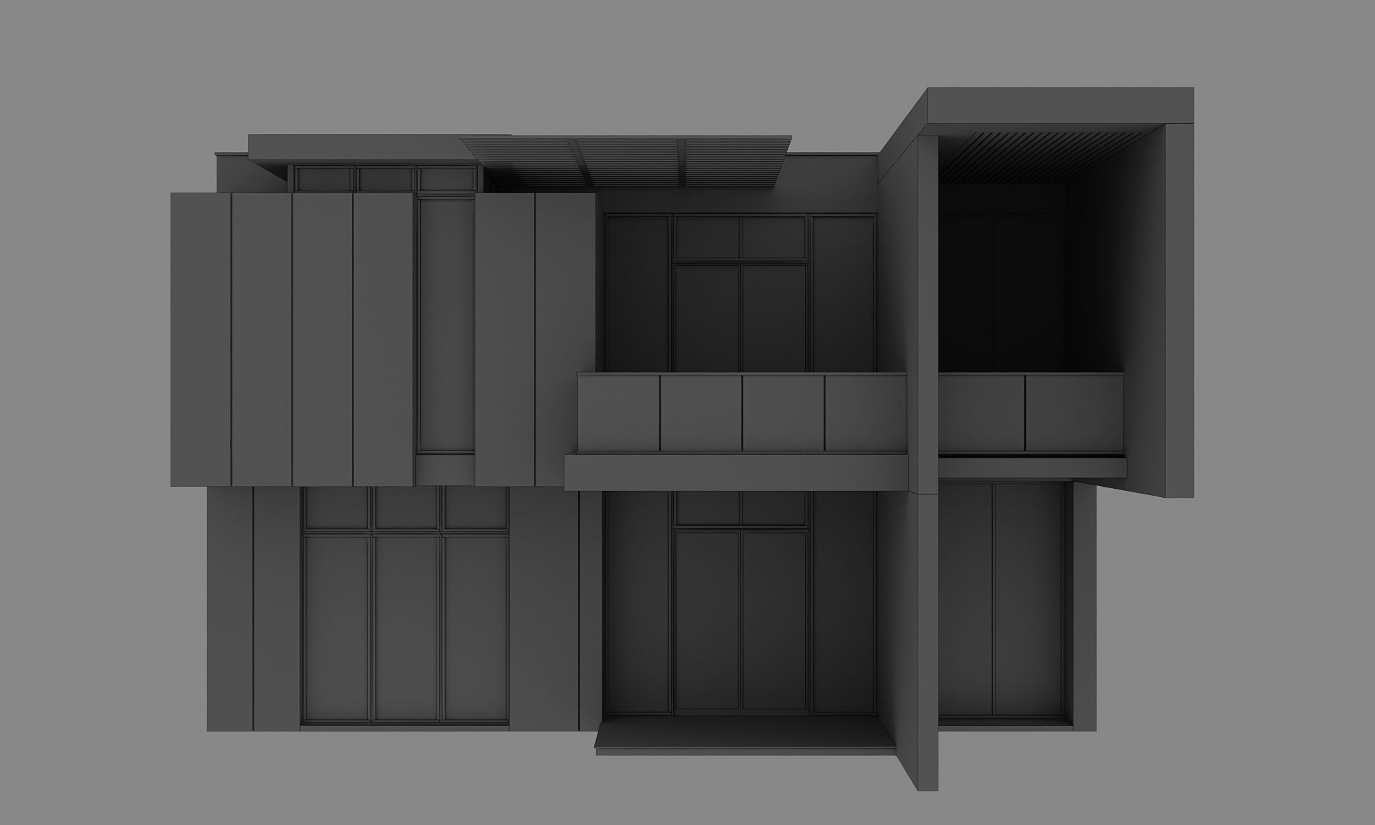 MODERN HOUSE NO25 A 3D model_13