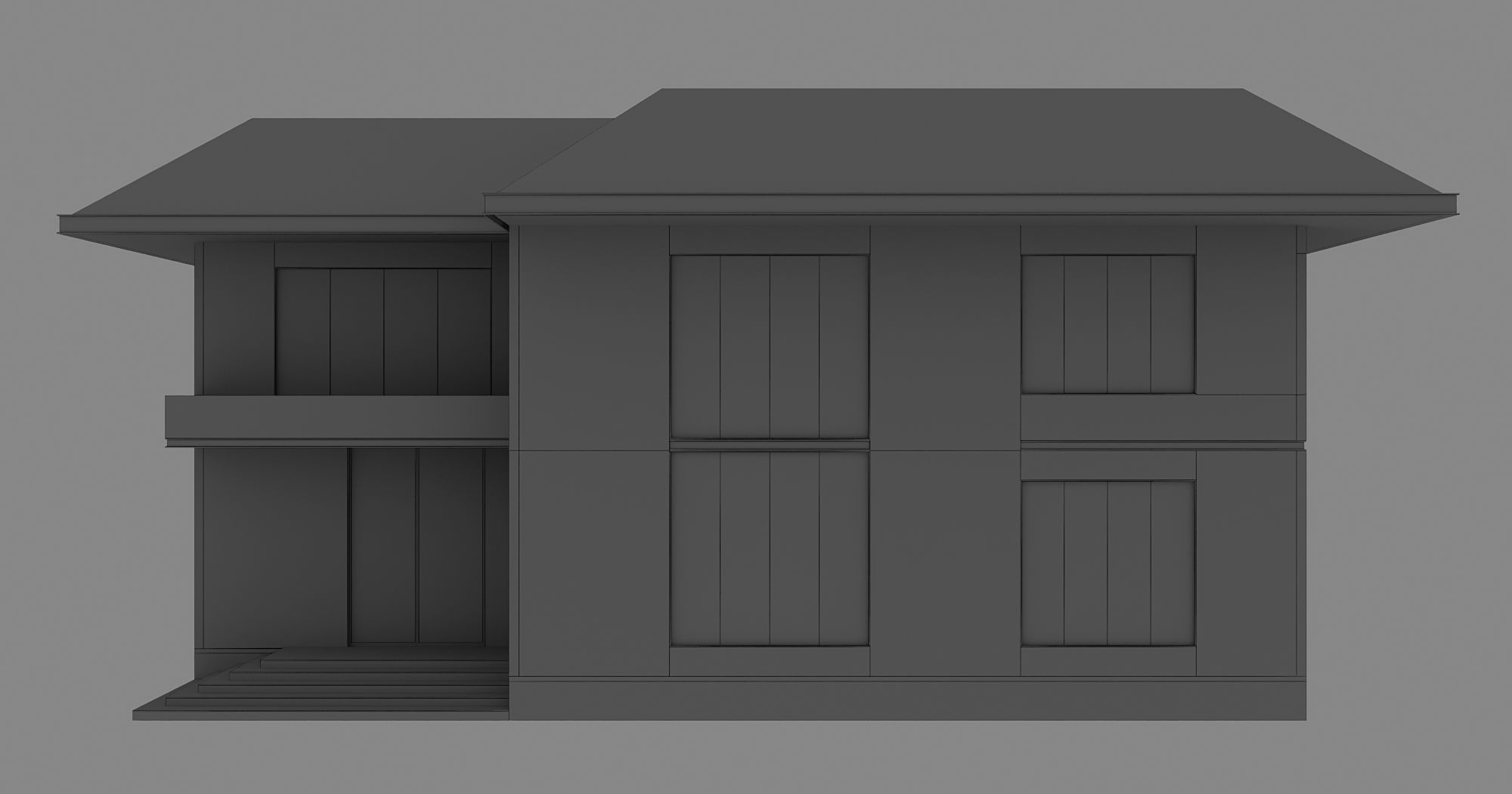 MODERN HOUSE NO23 A 3D model_8