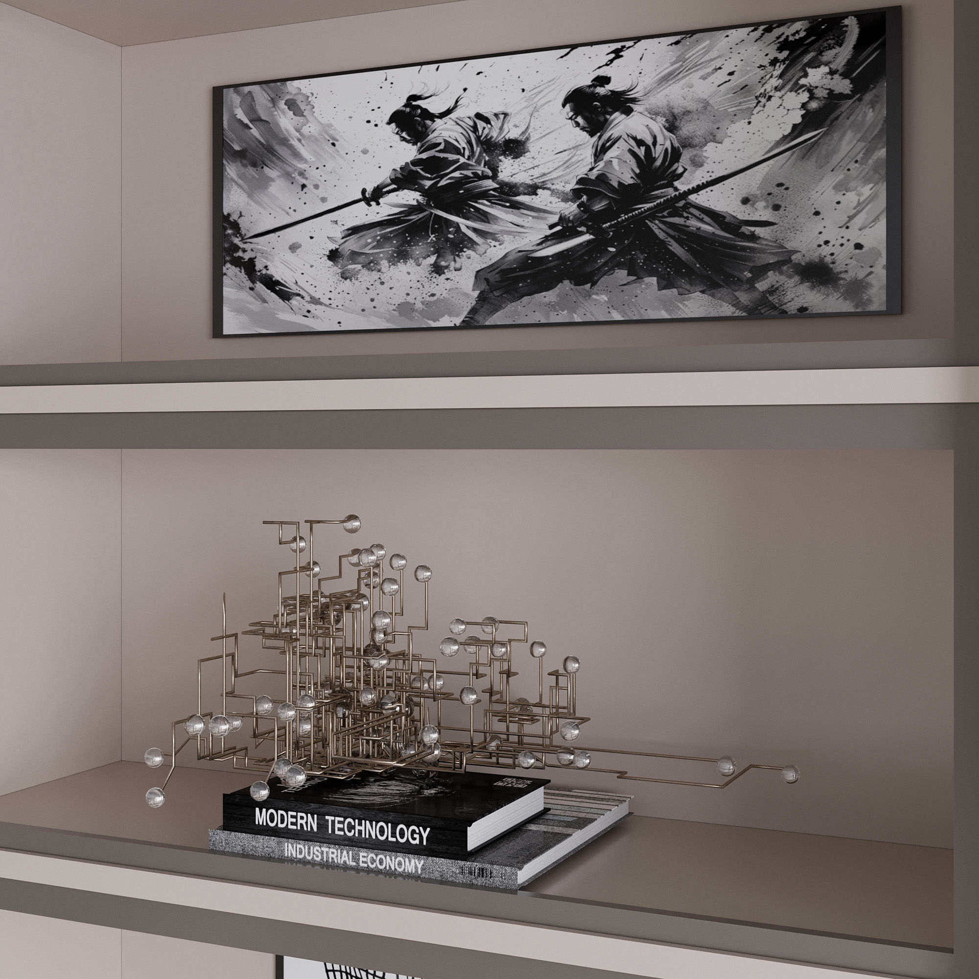 OFFICE FURNITURE NO19 A 3D model_13