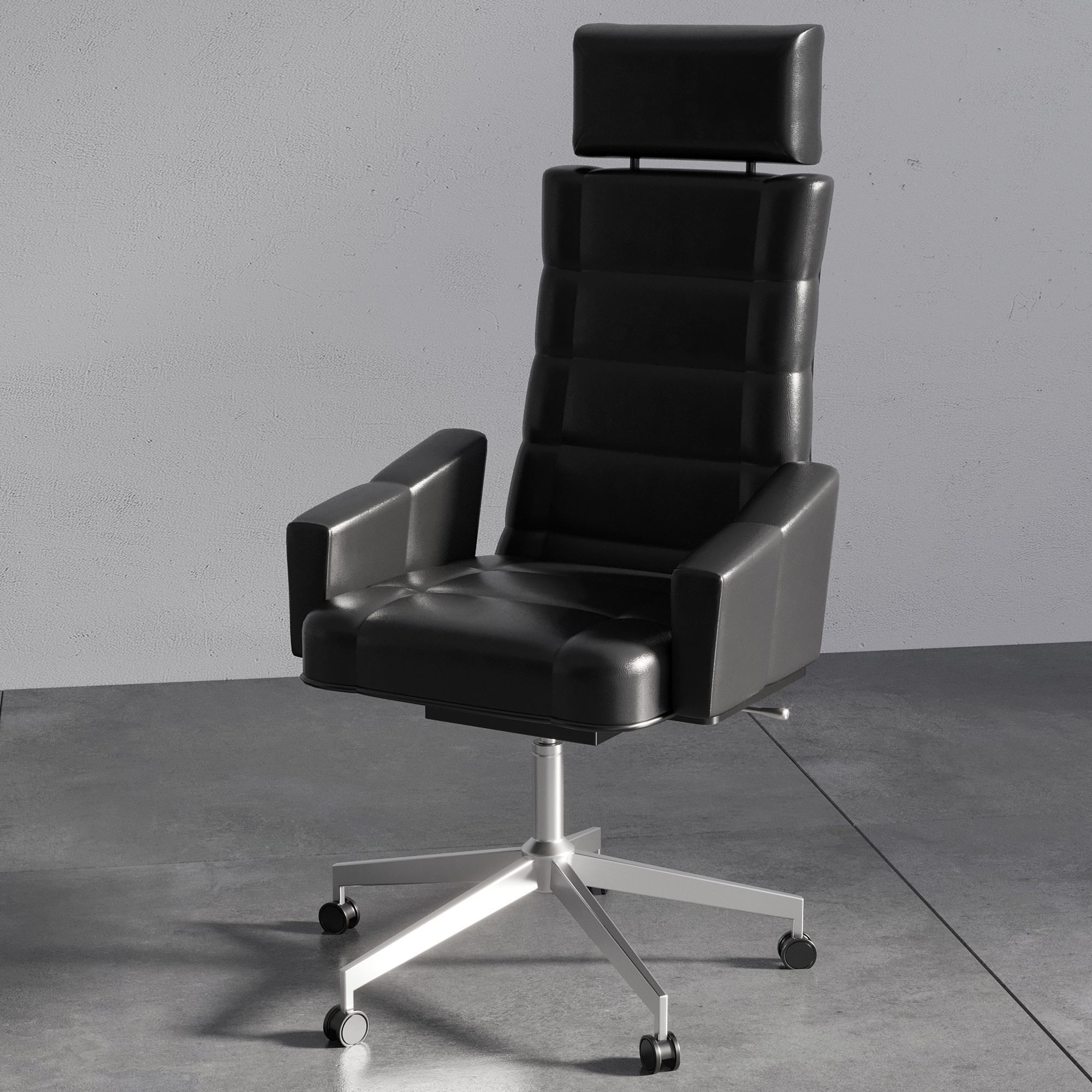 OFFICE FURNITURE NO18 A 3D model_7