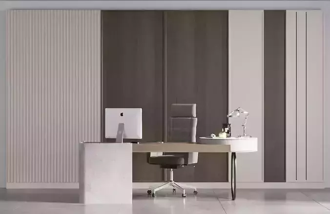 OFFICE FURNITURE NO17 A 3D model