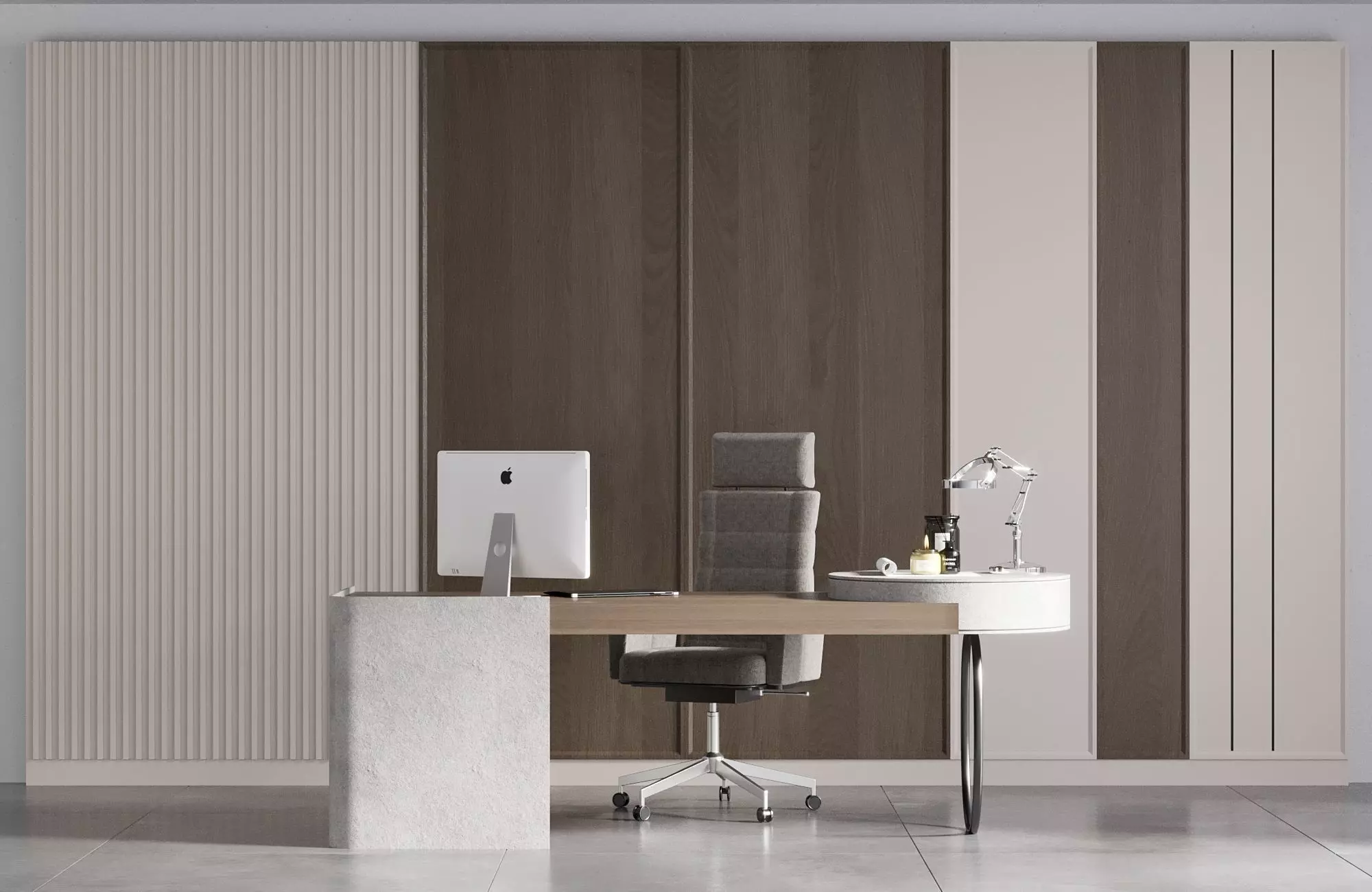OFFICE FURNITURE NO17 A 3D model_0