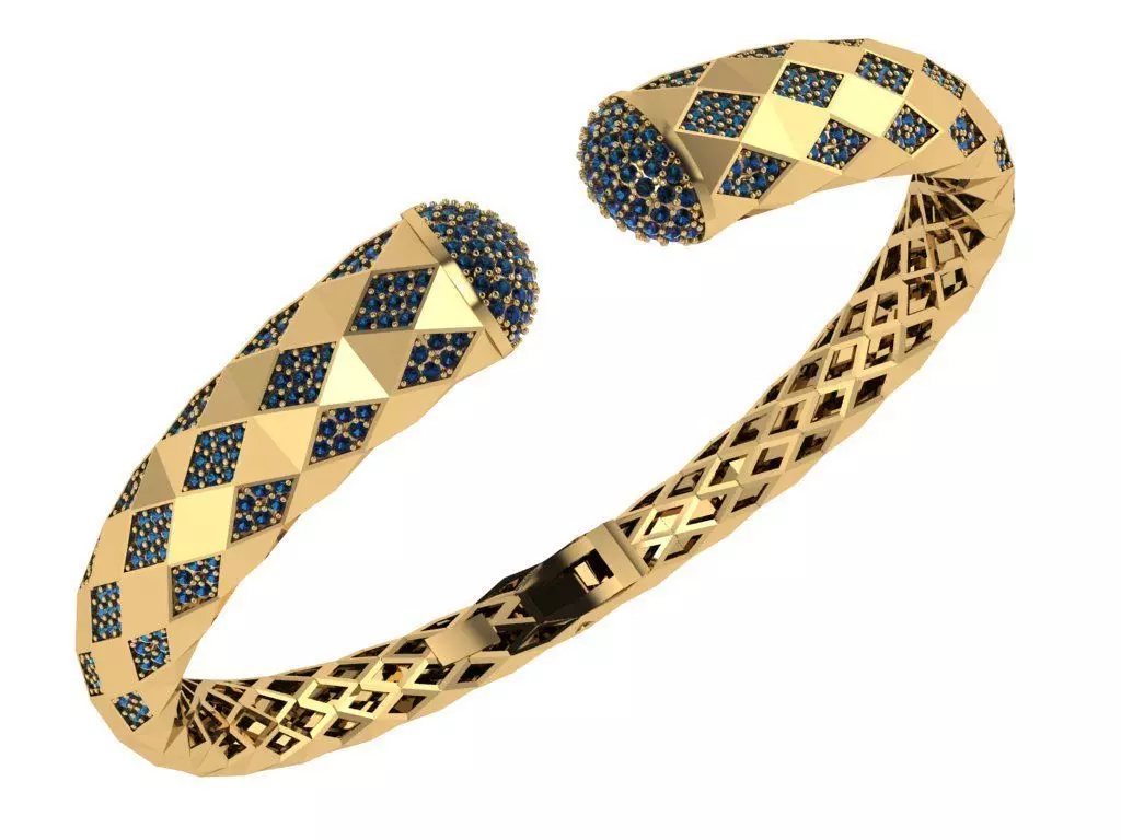 ring earring necklace bracelet all 3D print model_0